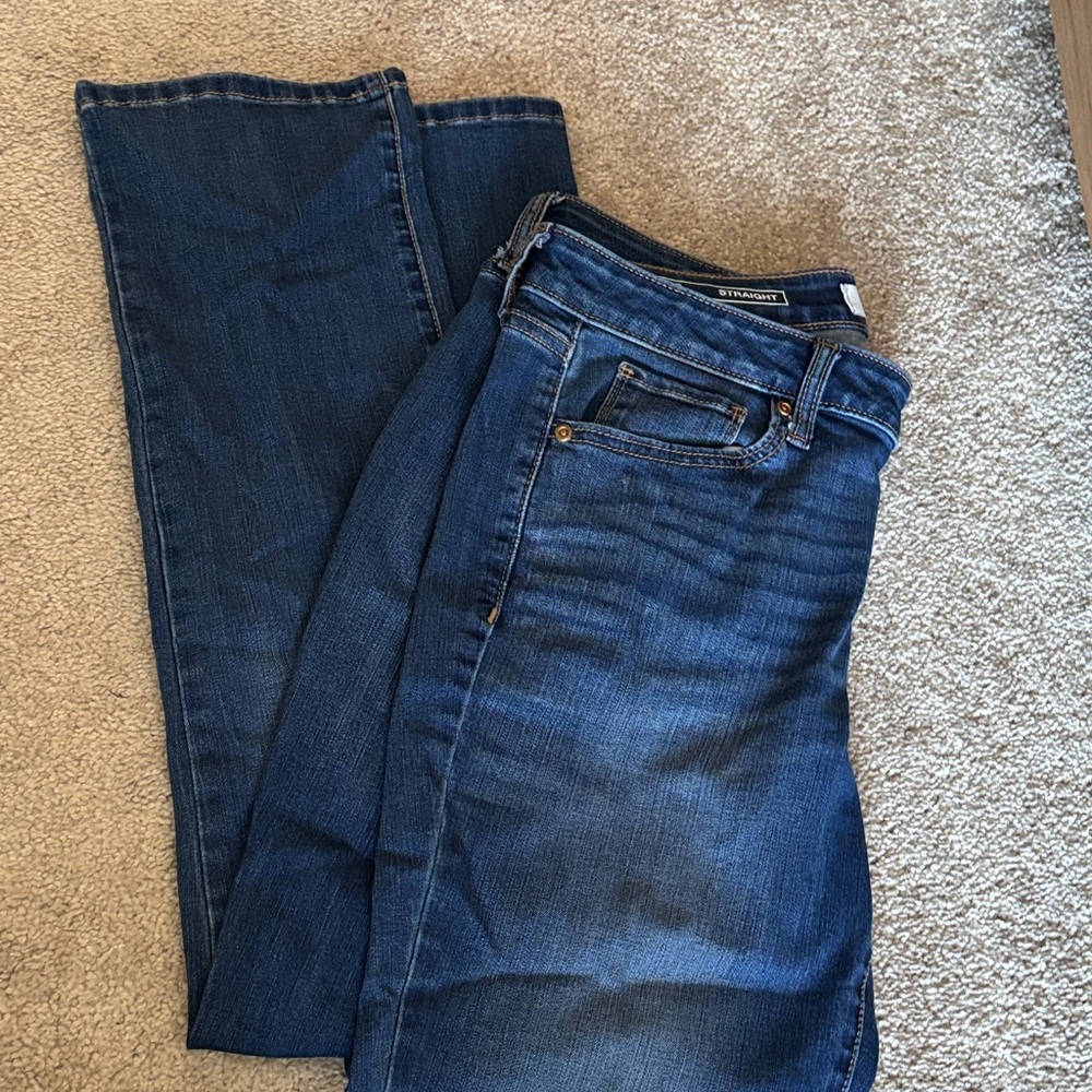 Sonoma Dark Blue Straight Leg Jeans